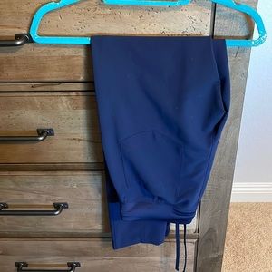 Mandala navy blue scrub set size small